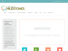 Tablet Screenshot of legacymilestones.com